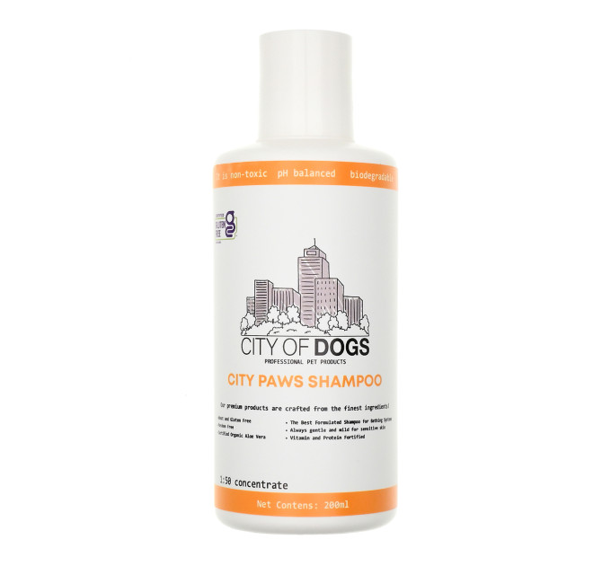 Шампунь для лап City of Dogs Paws Shampoo, 200мл