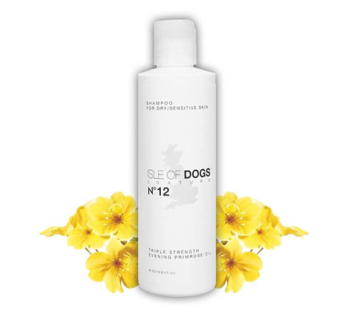 Шампунь Isle of Dogs для восстановления сухой шерсти № 12 с маслом вечерней примулы 50мл