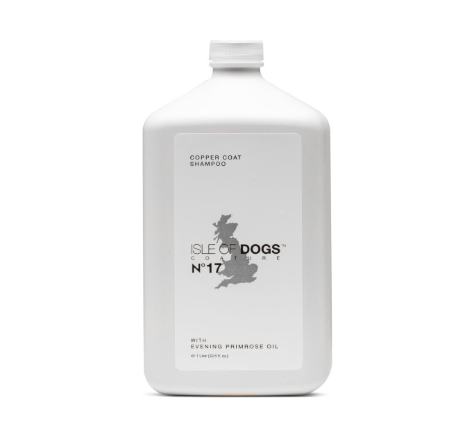 Шампунь Isle of Dogs с маслом Вечерней Примулы № 17 для коричневой шерсти собак 1литр