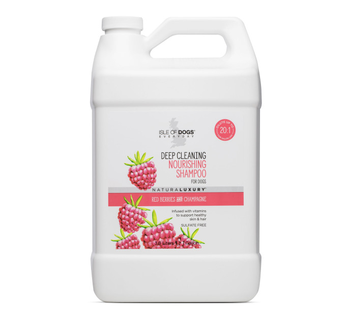 Шампунь Isle of Dogs для глубокой очистки шерсти собак DEEP CLEANING 3,78 литра галлон