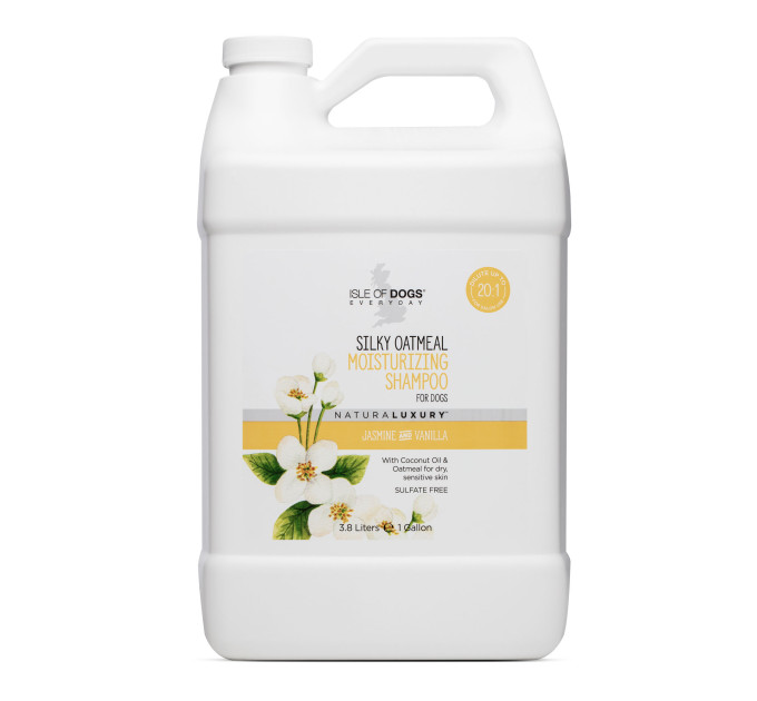 Шампунь Isle Of Dogs Для Мягкой Шелковистой Шерсти Собак SILKY OATMEAL 3,78 Л Галлон