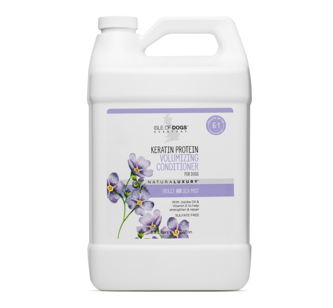 Кондиционер Isle of Dogs для объемной шерсти собак KERATIN VOLUME 3,78л (галлон)