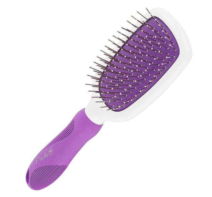 Нержавіюча щітка Poodle Pet для грумінгу собак і котів Нержавіюча щітка Poodle Pet для грумінгу собак і котів