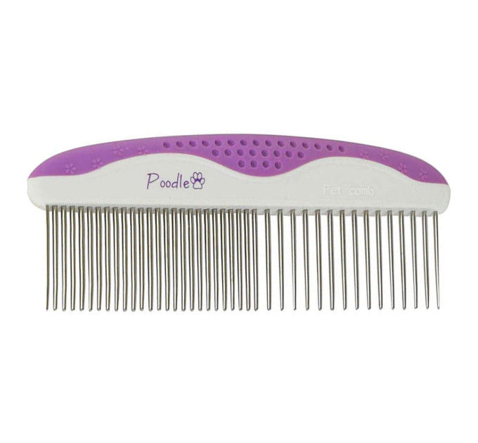 Расческа для собак Poodle Pet из нержавеющей стали 50 мм х 120 мм