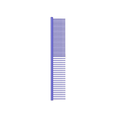 Расческа BOAO для шерсти собак, металлическая, фиолет, 19 см х 3,3 см