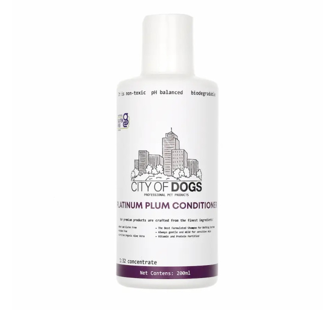 Супер-кондиционер City of Dogs Platinum Plum, 200 мл