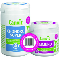 Canvit Chondro Super for dogs 230g + Canvit Imuno 100g
